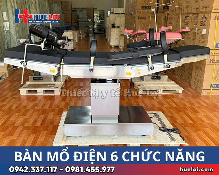Bàn mổ bằng điện đa năng 3 và 6 chức năng — tải trọng ≥300kg